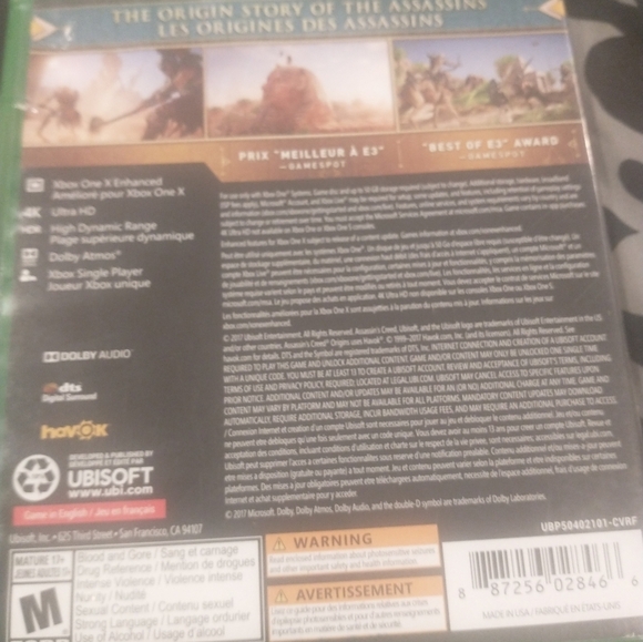 Xbox One game with  cover Assassin creed‎ - Picture 4 of 4